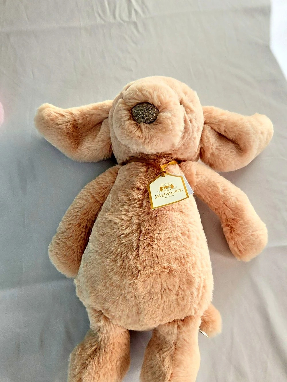 Jellycat Bashful Luxe Puppy Orlando Plush Puppy Pink NWT - Picture 7 of 10